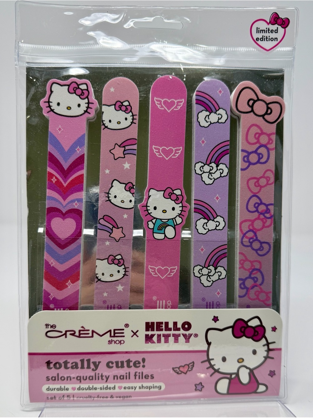 Crème Shop x Hello Kitty Limited Edition Nail File Set of 5